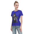 thumbnail image 4 of T-Shirt Basique à Manches Courtes pour Femmes Attaquant le Géant Levi Ackerman, 4 of 6