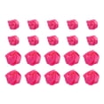 thumbnail image 1 of 20pcs 2Tamaños Rosas de Cinta de Satén 2.5cm/5cm Flores de Rosa Artificial de Tela para Manualidades DIY (Rosa Claro), 1 of 5