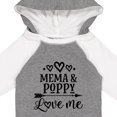 thumbnail image 4 of Inktastic Mema and Poppy Love Me Girls Long Sleeve Baby Bodysuit, 4 of 5