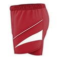 thumbnail image 3 of Alleson Athletic R1LFP Men's Loose Fit Track Short - Scarlet White, 3 of 3