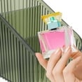 thumbnail image 4 of Toyvian Plastic Makeup Brush Holder Organizer with 3 Tier Design in Green, 4 of 4