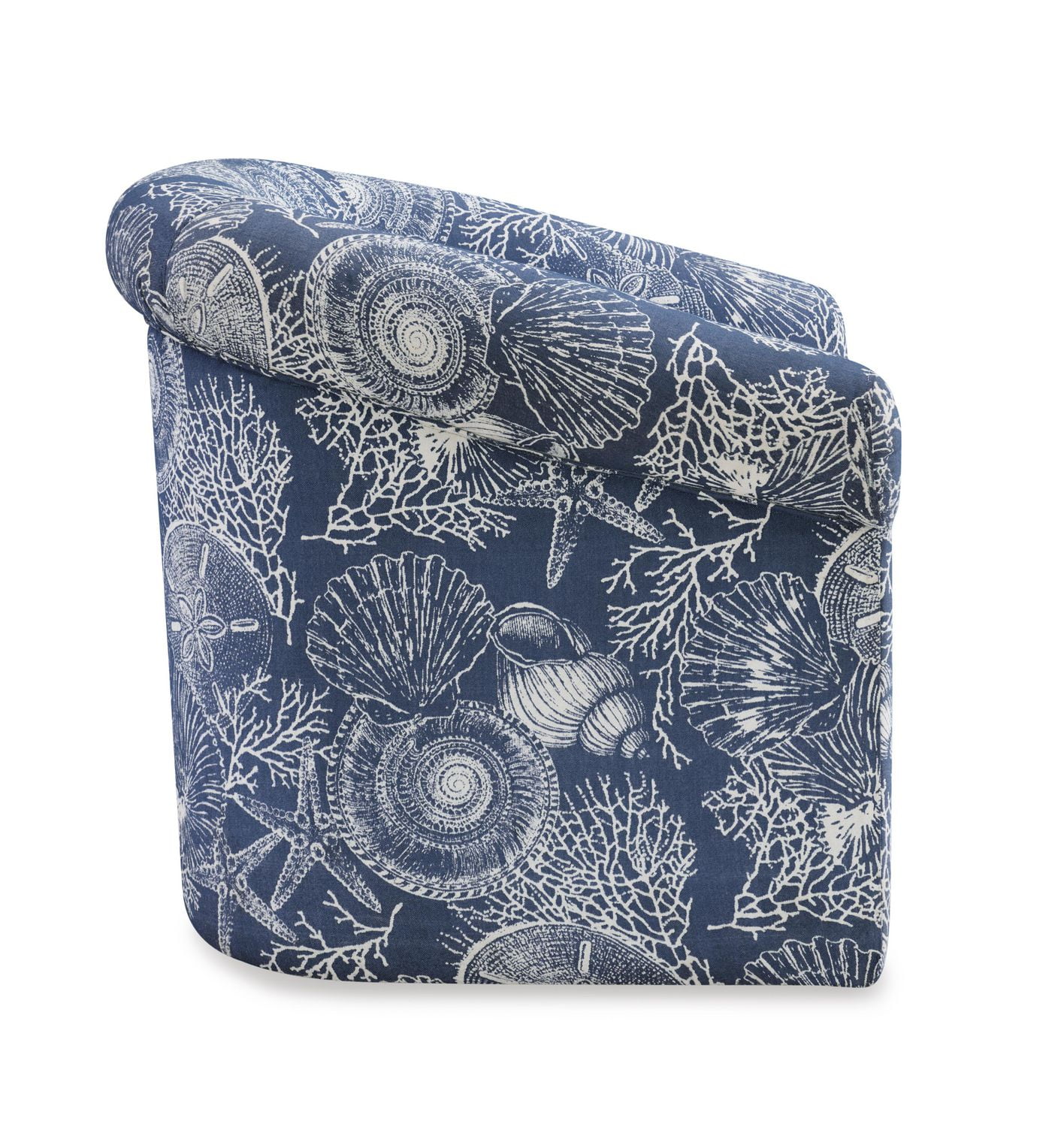 McRae Swivel Club Chair, Blue