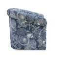 thumbnail image 3 of Fauteuil Club pivotant McRae, Bleu, 3 of 7