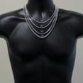 thumbnail image 2 of Franco Chain Stainless Steel tail Quality Jewelry 24" Necklace 2.5 - 5mm, 2 of 2