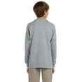 thumbnail image 2 of The Jerzees Youth 5.6 oz. DRI-POWERÃ‚Â® ACTIVE Long-Sleeve T-Shirt - ATHLETIC HEATHER - XL, 2 of 4