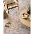 thumbnail image 3 of Loloi Skye Blush / Grey 8'-0" x 8'-0" Round Area Rug, 3 of 11