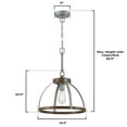thumbnail image 5 of Westinghouse Lighting  Oak Lane One Light Indoor Pendant/Semi-Flush Mount Ceiling Fixture - 1-Light, 5 of 5