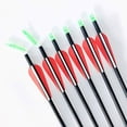 thumbnail image 3 of GPP Carbon 30-Inch Arrows with Field Points Replaceable Tips (12 Pack) with 6 Free Nocks for Recuve Bow & Compound Bow, 3 of 5
