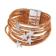 thumbnail image 3 of Pulsera rígida para niña, de aleación, , , ideal para fiestas y como accesorio versátil. Champán, 3 of 8