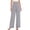 Gray, variant on Sexlip Women's Straight Leg Pants Spring Fall straight fit elastic waist solid color with pockets versatile Green XXL