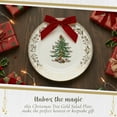 thumbnail image 6 of Spode Spode Christmas Tree Gold Salad Plate, 8-Inch, Made of Fine Porcelain, Dishwasher Safe, 6 of 7