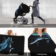 thumbnail image 6 of Car Seat Cover Baby, Ocean Turtle Baby Car Seat Cover for Baby Boys Girls Newborn , Infant Car Seat Canopy Cover Nursing Breastfeeding Cover Warm Blanket, 6 of 7