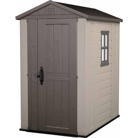 Keter Factor 4' x 6' Resin Storage Shed, All-Weather 