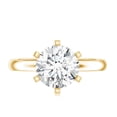 thumbnail image 4 of Rosec Jewels Certified Lab Grown Diamond 2 Carat Engagement Ring, EF-VS Quality - Ready To Gift, 14K Yellow Gold, US 9.50, 4 of 8