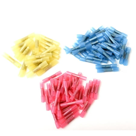 Awg Splice - 100pk 22-10 AWG DuraSeal Heat Shrink Butt Splice Connector Terminals Splices Kit