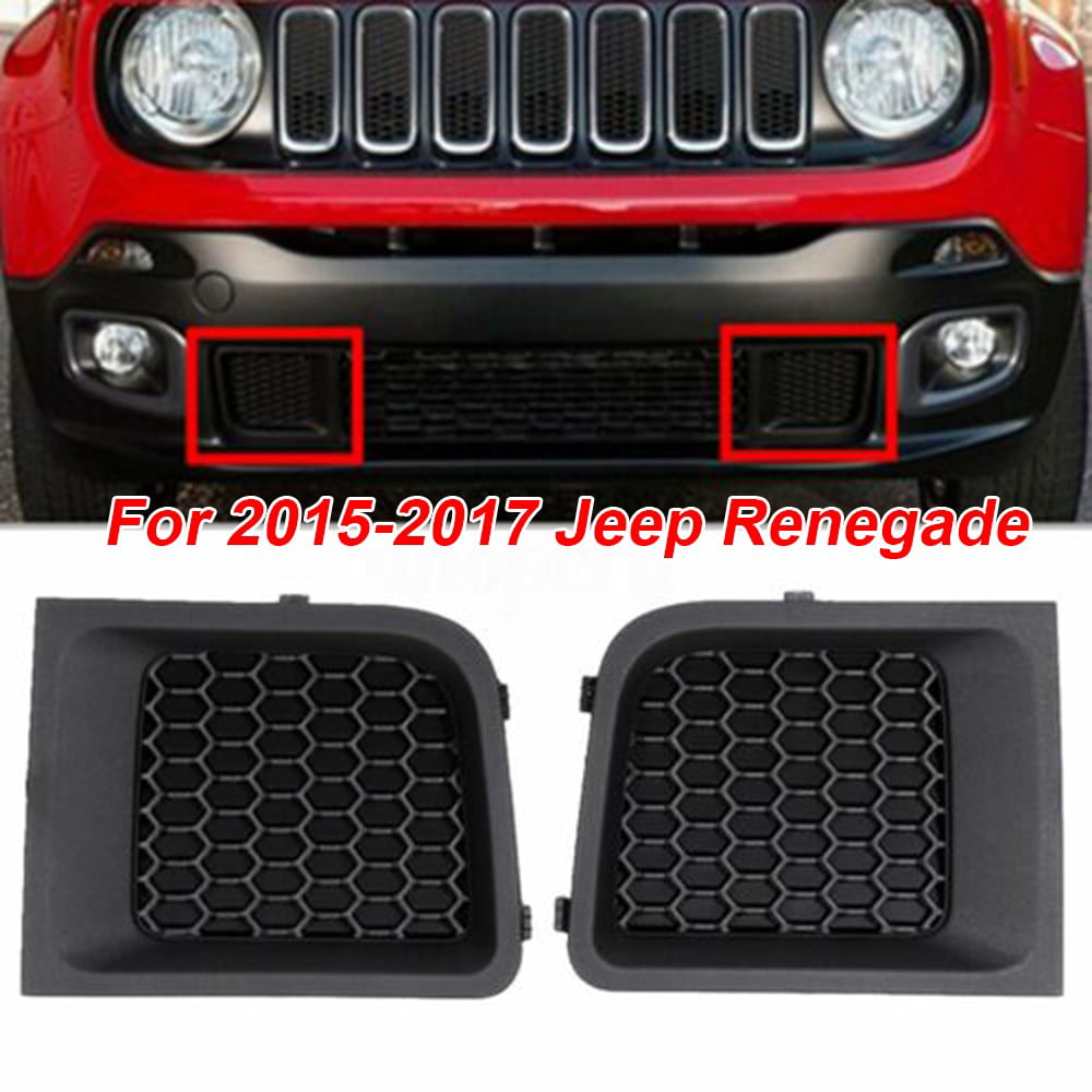 NewYall Set of 2 Left Driver and Right Passenger Side Front Bumper Grille Grill Cover 