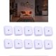 thumbnail image 3 of 10pcs LED Night Light High Brightness Induction Control Plug in Night Light for Bedroom White, 3 of 4