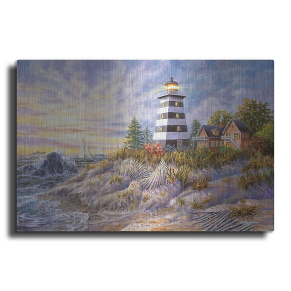 Luxe Metal Art 'Out Of Harm’s Way' by Nicky Boehme, Metal Wall Art, 36"x24"