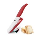 thumbnail image 1 of Myvit 6-inch Serrated Bread Knife Sharp Ceramic Kitchen Knife Rustproof Ceramic Blade Cutter Tool, 1 of 5