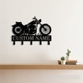 thumbnail image 2 of Craftnamesign Custom Motocross Biker Metal Key Holder, Coat Rack, Metal Key Hanger, Key Organizer, 2 of 5