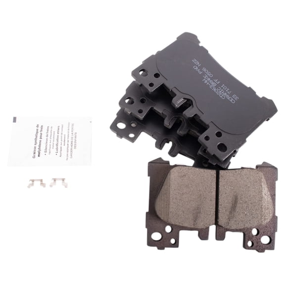 TRQ Rear Ceramic Brake Pad Set for Lexus LC500 LC500h LS500 LS500h BFA19009