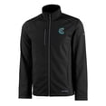 thumbnail image 2 of Men's Cutter & Buck  Black Charlotte Knights Evoke Eco Softshell Recycled Full-Zip Jacket, 2 of 3