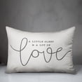 thumbnail image 3 of Creative Products A Little Sleep A Lot of Love 20 x 14 Spun Poly Pillow, 3 of 3