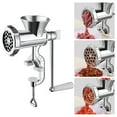thumbnail image 4 of Hariumiu Meat Grinder Manual Mincer Sausage Maker Table Mount Pork Mincer Stainless Steel Adjustable Clamp Kitchen Tool Beef Pork Fish Chicken Sausage Making Tubes, 4 of 7
