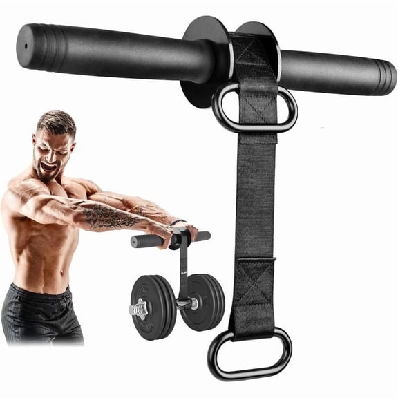 Forearm Strengthener and Wrist Roller, 43.3 in Or 51.2 in Ultra-Strong Nylon Webbing Wrist & Forearm Blaster with Quick Locking Mechanism, Durable Anti-Slip Grip Handles for Forearm Strength Training