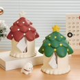 thumbnail image 1 of Caja de Pañuelos de Cerámica con Forma de Árbol de Navidad | Caja para Rollos de Papel Higiénico para Sala de Estar, Mesa de Té o Cualquier Espacio | 23 X 17 X 15,5 Cm | Capacidad para 100-150 Pañuel, 1 of 6