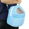 thumbnail image 5 of PULLIMORE Small Pet Carrier Bags,Portable African Hedgehog Hamster Breathable Bags,Handbags,Guinea Pig and Squirrel Travel Backpack (L, Blue), 5 of 8