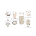 thumbnail image 4 of BLISSFUL STEP Bow Knot Open-Toe Sandal Platform Buckle Slingback Strap Sandals for Women White (Size 7), 4 of 7