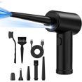 thumbnail image 1 of Plumero de aire comprimido ZHAOCHENG 3 velocidades 51000 rpm soplador de aire recargable 6000 mAh con luz LED, 1 of 4