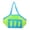 🍒 Green_Base#2875, variant on Large Capacity Mesh Beach Bag Tote - Nylon Sand Toy Storage Organizer, Breathable Quick Dry, Reusable Washable Beach Pool Swim Gear Bag, Blue Green Orange