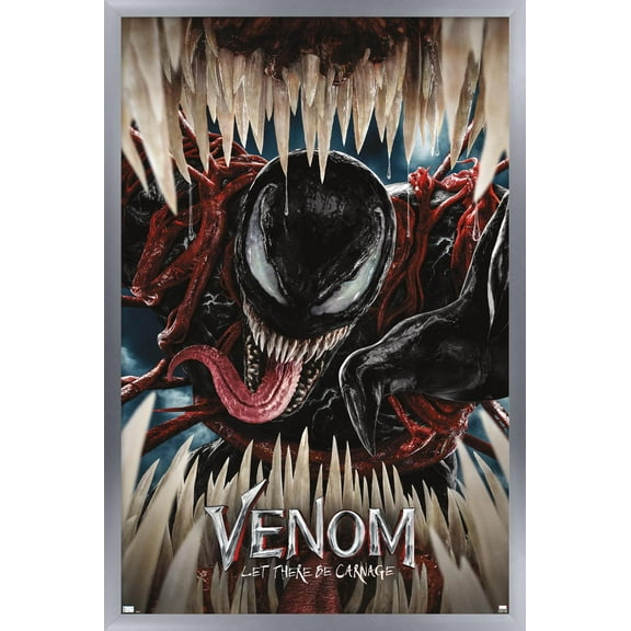 Marvel Venom: Let There be Carnage - Teaser Wall Poster, 14.725" x 22.375" Framed