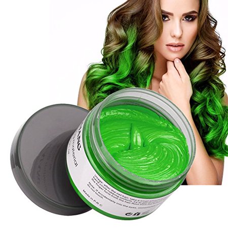 Mofajang Nice Temporary Hair Color Green Easy To Rinse Out Hair
