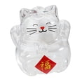 thumbnail image 2 of Tarro de dinero de vidrio de borosilicato con forma de gato, multifuncional, adorable, resistente y ligero, 1 cm Estilo C, 2 of 9