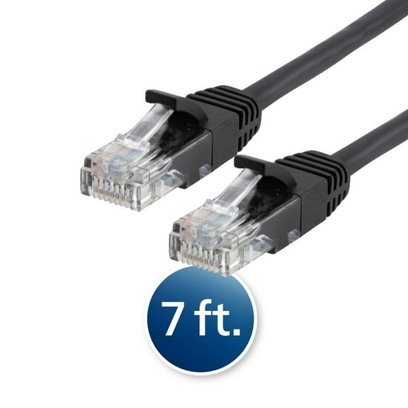 Philips 7' Cat6 Ethernet Cable - Black