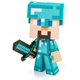 thumbnail image 2 of Figura Vinilo Articulada Minecraft Steve Armadura de Diamante - Nueva - Original de Mojang Jinx Standard, 2 of 8