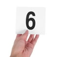thumbnail image 5 of LIFKOME 50pcs Plastic Number Signs Table Number Cards Easy to Use Place Cards for Wedding Party and Events Convenient and Stylish Seat Tags, 5 of 8