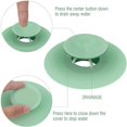 thumbnail image 3 of Paquete de 5 tapones de drenaje para ducha, tapón de silicona para fregadero de bañera, coladores de drenaje para bañera, cubierta protectora para suelo, lavandería, cocina y baño, 3 of 5