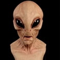 thumbnail image 2 of Máscara de alienígena, máscara de látex de cabeza completa, máscara de látex espeluznante realista, máscara de diablo malvado, novedad, disfraces de Halloween, accesorio aterrador de terror, 2 of 5