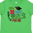 thumbnail image 4 of Inktastic My Mommy Did It and She Did It for Me with Graduation Cap Boys Toddler T-Shirt, 4 of 5