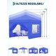 thumbnail image 4 of Gazebo Plegable 3x3m para Jardín y Mercado - 4 Paredes Laterales Impermeables con Protección Solar UPF 50+ - Altura Ajustable y Montaje Fácil, 4 of 7