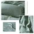AOJIM Sage Green Queen Duvet Cover 3 Pieces Soft Comforter Cover Sets