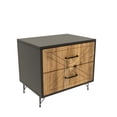 thumbnail image 3 of Kalune Design - Felicita - Anthracite, Pine Nightstand, 3 of 5