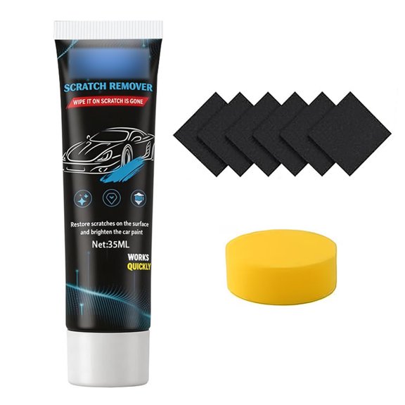 RAGUPEL Car scratch repair kit Reusable Nano Magic Cleaning Cloth, Scratch Remover for Vehicles, Nano Sparkle Car Polish for Car Paint & Scratch Repair, Swirl & Water Spots Remover, Repair Scratch