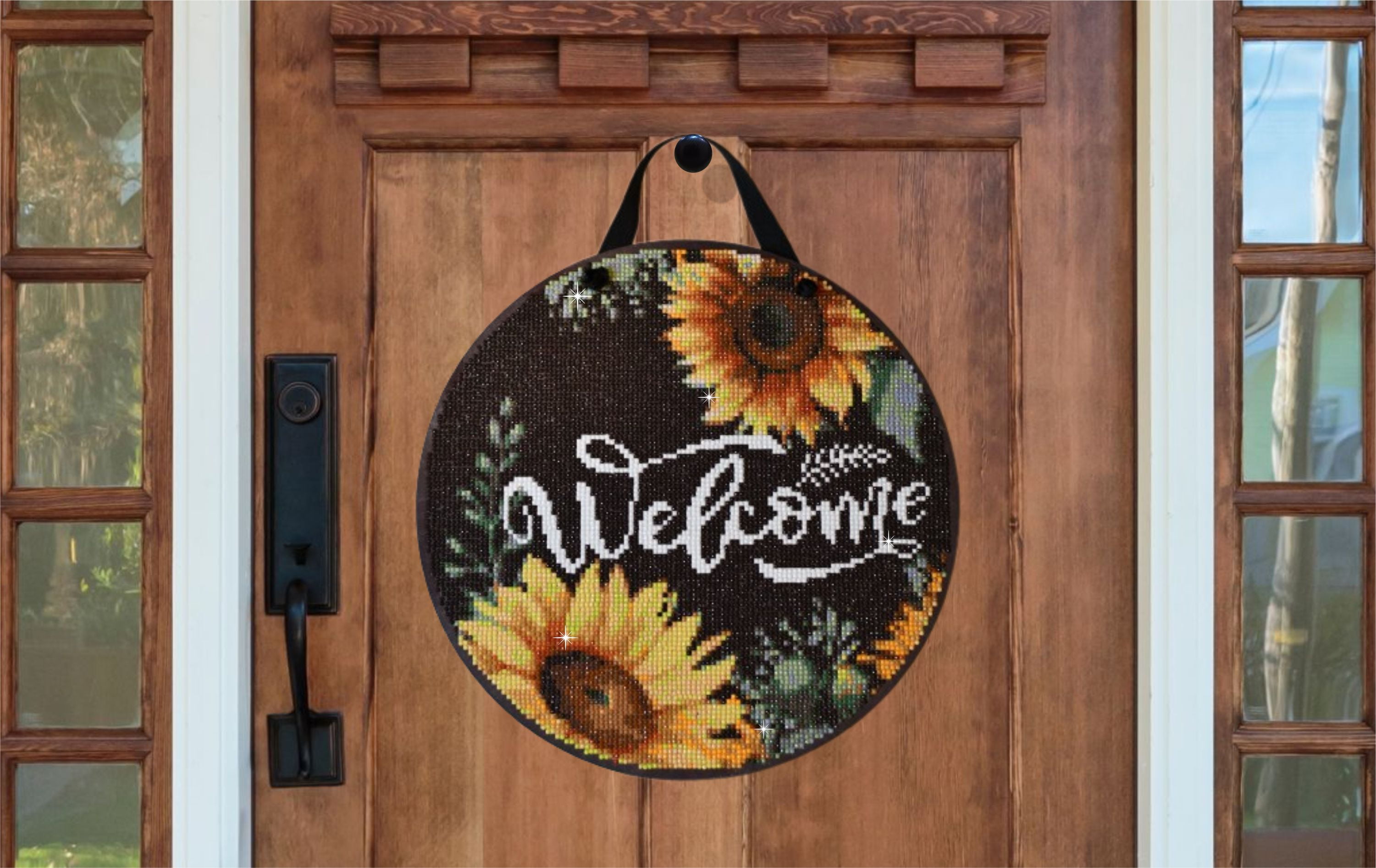 Sunflower Welcome Sign Diamond Painting Kit