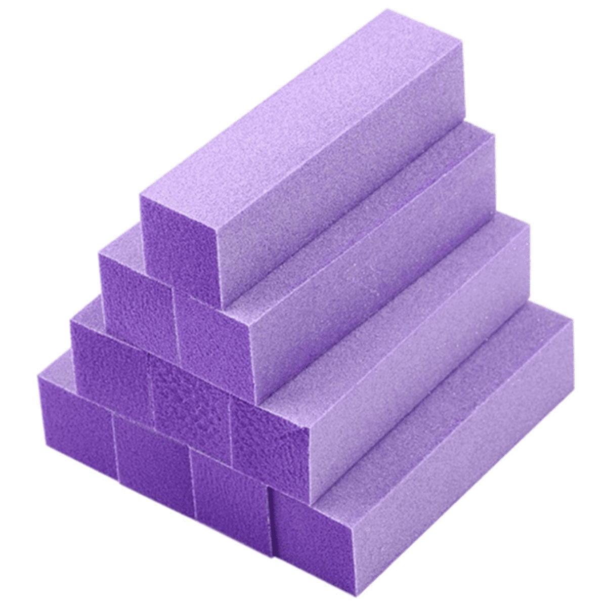 100x Buffing Sanding Buffer Block Files Acrylic Pedicure Manicure Nail Art Tips (Color: )