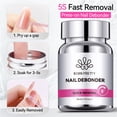 thumbnail image 4 of Removedor de pegamento para uñas, removedor de adhesivo para uñas postizas, removedor rápido de uñas postizas en 5 segundos, suave con las uñas, incluye herramientas, 80 ml, 4 of 4